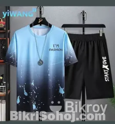 Sublimation Half Pant & T-shirt Set